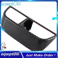 ^eQQ^Car Interior Carbon Fiber Head Light Headlight Adjustment Switch Cover Trim Sticker for KIA EV6