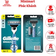 Gillette Mach3+ 3-Blade Razor And Gillette Mach3+ 3-Blade Razor Box