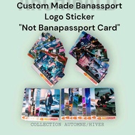 "Not Banapssport Card"-Banapassport design Card Sticker for BandaiNamco Banapassport Amusement IC