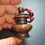 [Ornaments] Original Ecological Handmade Mini Copper Jar Aquarium Collapse Brazil Tibetan Play Decor
