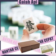 Portable Mini Mahjong Set 144 Tiles For Travel Entertainment Mahjong Set Mahjong Tiles