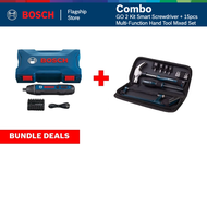 BOSCH [COMBO] GO 2 Kit Smart Screwdriver - 06019H2181 + BOSCH 15pcs Multi-Function Hand Tool Mixed S