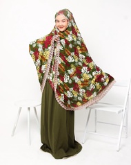 Mukena Rayon Jumbo 2in1 Motif Daun