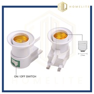 HOMELITE 13A NIGHT LIGHT HOLDER / ES & E27 LIGHT HOLDER