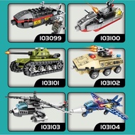 Diskon Lego Mobil Tank Robot Tentara Militer Perang SEMBO 103099 Soldier Trendi