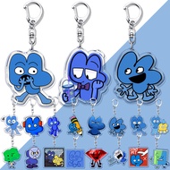 Cute Cartoon Bfb Fourx Keychain for Accessories Bag Key Chain Ring Jewelry Fans Gifts Bfdi Four Keyc