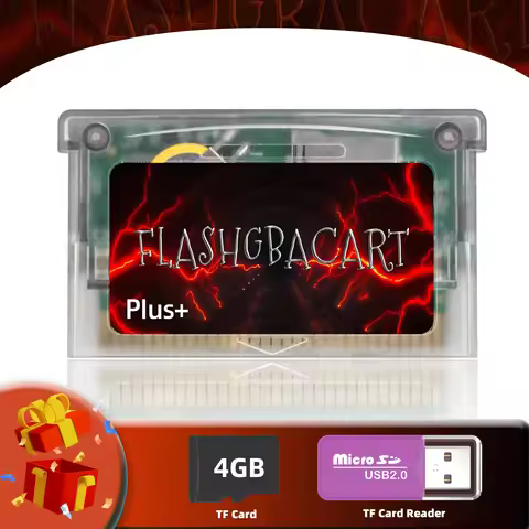 REMANK V1.5 Flash GBA Cart FLASHGBACART RTC 1M 100+Retro Game V1.5 GBA Flash NES Support GBA GBC GB 