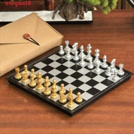 ELEGANT Magnetic Chess Set, 25/32cm Chessboard Magnet International Chess, Universal Plastic Folding