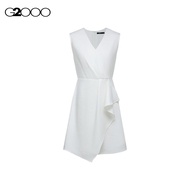 G2000 V Neck Sleeveless Wrap Dress