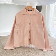 Corduroy Basic Jacket • edmee outfit