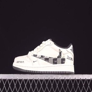 Travis Scott x Fragment Design x Air Jordan 1 Low OG SP AJ1 三方聯名 黑方格勾 低幫休閒板鞋 LD2025 021227