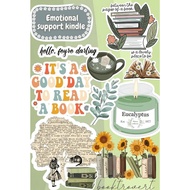 Kindle Inserts EMOTIONAL SUPPORT KINDLE GREEN