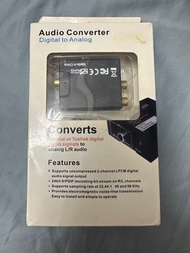 數位類比轉換器模擬轉數字信號轉換 器 Audio converter digital to analog