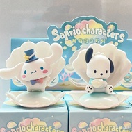 ZZGenuine in Stock MINISO Sanrio Bihai Holiday Series Blind Box Clow M Cinnamoroll Babycinnamoroll Gift Hand Office XTT