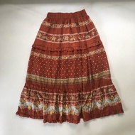 axes femme Floral Skirt vintage