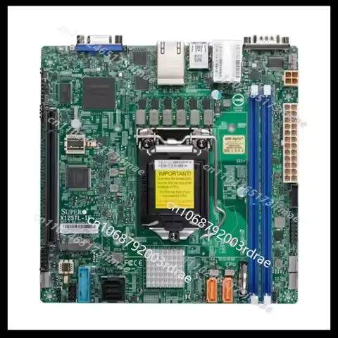 X12STL-IF 10th generation LGA-1200 pin C252 xeon E-2300 DDR4-3200MHZ Motherboard The processor has b
