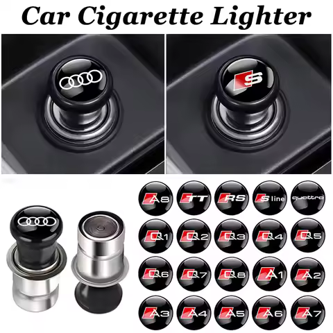 Car Portable Cigarette Lighter Auto Accessories For Audi A3 A4 A6 B8 Q5 S5 Sline B6 S3 S6 A1 8P C5 C