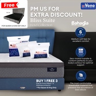 🎁 Lowest Price 🎁 Vono Bliss Suite & Meganne Mattress | 13" & 13.5" Tilam 床垫 | 15 Years Warranty | Lu