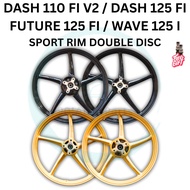 SPORT RIM SP522 DOUBLE DISC HONDA DASH 110 V2 DASH 110 FI DASH 125 FI FUTURE 125 FI WAVE 125 I