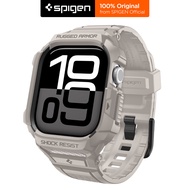 SPIGEN เคสกับสายสำหรับ Apple Watch 11 Series [Rugged Armor Pro 2]  / เคส Apple Watch 11 / สาย Apple 