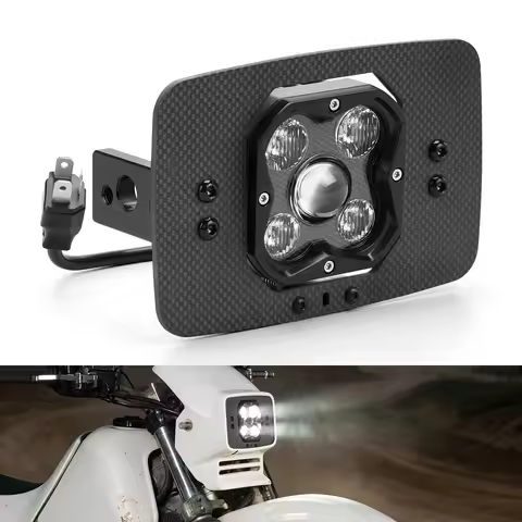 NICECNC For Honda XR650L 1993-2025 XR 650L 2025 Motorcycle Rally Headlight LED Light Kit Adjustable 
