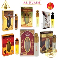 Al-Nuaim "WHITE BLACK ARABIAN Oudh Mukhallat CHOCOLATE MUSK "Non-Alcoholic Attar Roll-on (6 ml) ORIG
