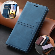 High Quality Casing Mi 11 Lite 10T Lite Redmi Note 10 10S K40 Pro F3 9A Line Magnetic Flip Case Card Holder Fashion Leather Wallet