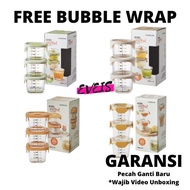 Lock n Lock - Baby Food Container Oven Glass - Baby MPASI Container - Set of 3 pcs Lock and Lock