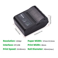 เครื่องพิมพ์ใบเสร็จ ไร้สาย Bluetooth เครื่องปริ้นพกพา แบบไม่ใช้หมึก Xprinter เครื่องพิมพ์ใบเสร็จรับเ