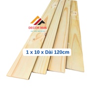 Pine Wood Bar 1cm Thick x 10cm Wide x 1m2 Long Pre-planed, Cheap Pine Wood Slats