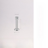 Implant Grade Titanium Alloy Stud Earrings for Sleeping Zirconia Stone Piercing Ear Bone And Cartila