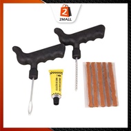 2MALL 8Pcs Car Tubeless Tyre Repair Tools Kit Motorcycle Tyre Repair Set Penampal Tayar Kereta Bocor
