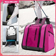 ISILAND กระเป๋าเป้รองเท้าบูทสกีขนาดใหญ่ความจุ38L 13x3x1ด้ามจับแบบเปลี่ยนได้5นิ้วมีกระเป๋าหลายใบผ้าโพ