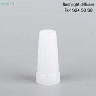 [cxGUYU] Max inner diameter 24.5mm flashlight diffuser (white) for Convoy S2 S3 S4 S5 S6 S7 S8 flash