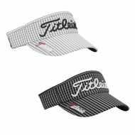 Titleist Titleist หมวกกอล์ฟหมวกปีกหมวก Capless ลายสก๊อตผู้ชายและผู้หญิงส่งออก2023หมวกกันแดดผ้าฝ้ายเดียวกัน