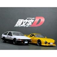 1/18 Initial D IG AE86 RX7 PROJECT D Fleet Comic Version