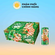 Thùng 24 Lon Nước Ngọt Giải Khát Có Gas Mirinda Vị Soda Kem Lon 330ml