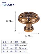 Cabinet Door Retro Furniture Handle Zinc Alloy Drawer Handle American Cabinet Cabinet Door Handle Ha