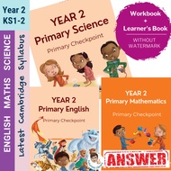 22🅿 Year 2 NEW Cambridge Primary Mathematics Science English Learner's Book 2 Workbook Answer Year 2