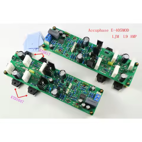 2PCS DIY Golden Throat Accuphase E405-MOD Dual Channel Front and Rear Stage Combined Power Amplifier