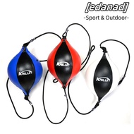 EDANAD Boxing Punching Bag, Inflatable PU Boxing Speed Bag,  Pneumatic Cylinder Hanging Type with Ho