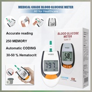 Blood Glucose Monitor Glucometer Set With 50pcs Test Strips 50pcs Lancets Glucometer kit Blood Sugar