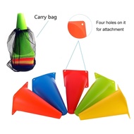 ANSLYQA Soccer Cones, 9-Inch, Pack of 20, Agility Training Sports Cones with Carry Bag, for Kids' Dr