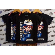 Boboiboy ori threepoint Kids Shirts