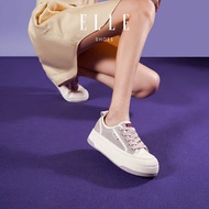 ELLE Mesh Breathable White Shoes Women Summer 2023 New Style Platform Shoes Thick-Soled Women's Shoe