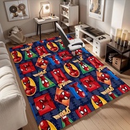 8pc Spiderman Themed Carpet Vibrant Design for Kids Room Chair protection pad rug Office carpet
