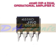 Ic Op-Amp JRC4558 / IC JRC4558D / JRC4558 / JRC 4558 / 4558D DIP-8 DUAL OPERATIONAL AMPLIFIER IC