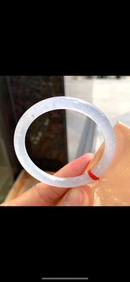 冰種翡翠天然翡翠玉鐲A玉手鐲 玉鈪 • 冰種翡翠圓鐲