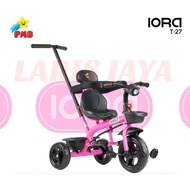 sepeda anak roda tiga iora tc03 tebaru original sepeda roda tiga dorongan pmb iora tc 03 new  sepeda roda tiga iora