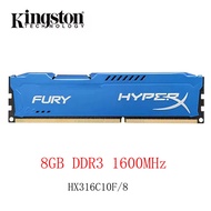 Kingston HyperX Fury DDR3 PC RAM 8GB DDR3 1600MHz Desktop Memory HX316C10F/8 DIMM RAM